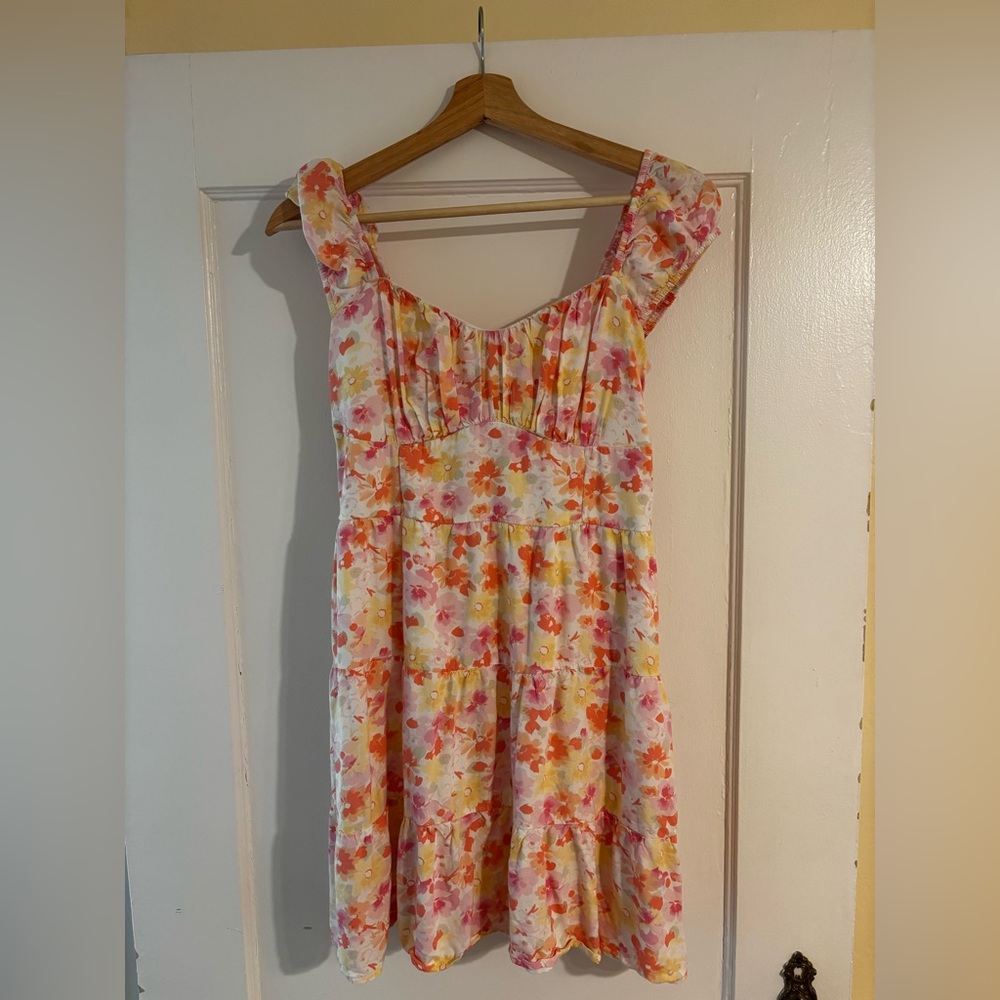 Hollister Floral Sleeveless Dress